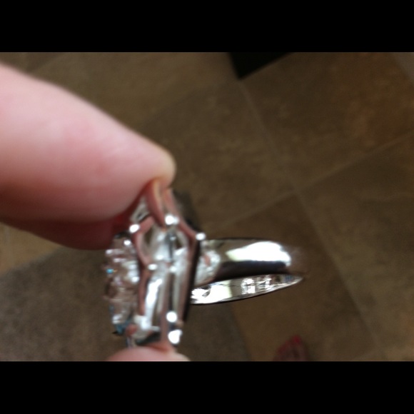 925 STERLING SILVER ROSE STAR RING - Picture 4 of 4